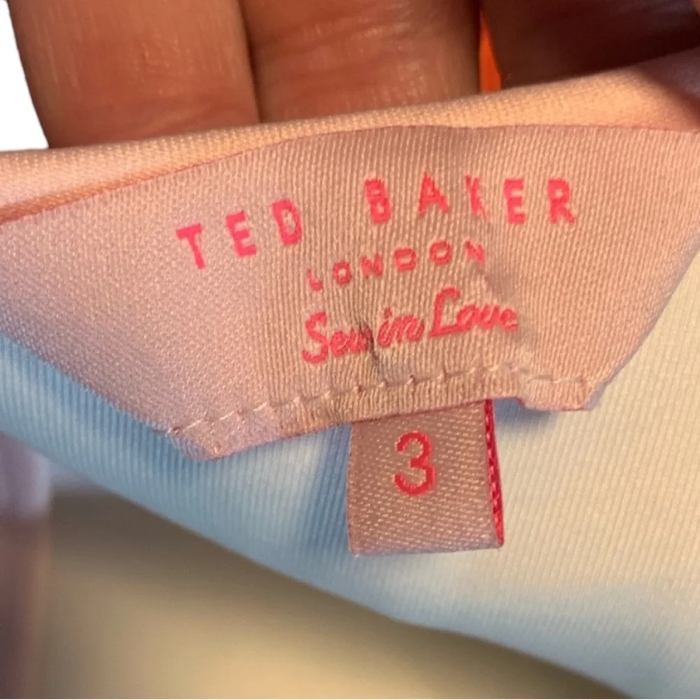 TED BAKER LONDON: Sapira Crystal Droplets' Neoprene Skater Dress - Size 3 (US 8)